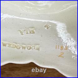 Vintage Wedgwood 1183 Cherub Angel Candlestick Holder Blue Gold Home Decor