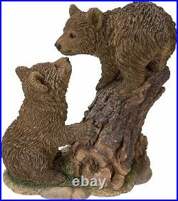 Vivid Arts Playful Bear Cubs Resin Home or Garden Decoration RL-PF15-B