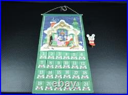Vtg 1987 Avon Countdown to Christmas Hanging Advent Calendar withMouse READ