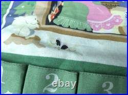 Vtg 1987 Avon Countdown to Christmas Hanging Advent Calendar withMouse READ