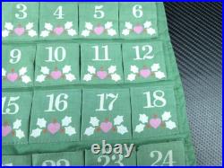 Vtg 1987 Avon Countdown to Christmas Hanging Advent Calendar withMouse READ