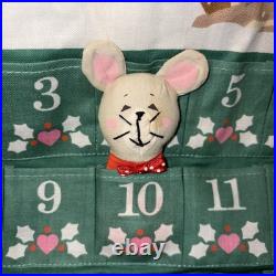 Vtg Avon Countdown to Christmas Advent Calendar with OG Mouse 24 X 12.5