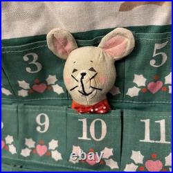 Vtg Avon Countdown to Christmas Advent Calendar with OG Mouse 24 X 12.5