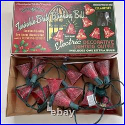 Vtg Christopher Radko Twinkle Brite Blinking Bell Christmas Lights Ornaments Vtg Christopher Radko Twinkle Brite Blinking Bell Christmas Lights Ornaments