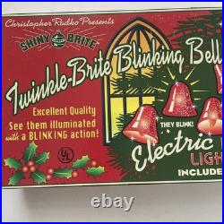 Vtg Christopher Radko Twinkle Brite Blinking Bell Christmas Lights Ornaments Vtg Christopher Radko Twinkle Brite Blinking Bell Christmas Lights Ornaments