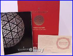 WATERFORD 2015 NEW YEARS EVE TIMES SQUARE MUSICAL SNOW GLOBE BOUGHT FROM MACY'S