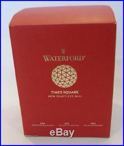 WATERFORD 2015 NEW YEARS EVE TIMES SQUARE MUSICAL SNOW GLOBE BOUGHT FROM MACY’S