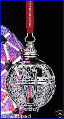 WATERFORD 2015 Times Square Disk & Ball Ornament FORTITUDE
