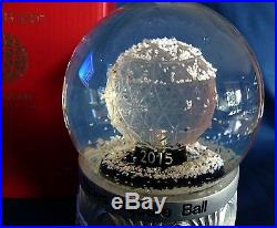 WATERFORD 2015 Times Square SNOW GLOBE New in Box 2 Available