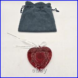 WATERFORD 2023 Times Square Gift of Love HEART Ornament #1061927 Original Bag