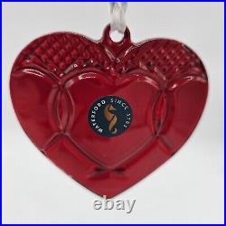 WATERFORD 2023 Times Square Gift of Love HEART Ornament #1061927 Original Bag