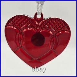 WATERFORD 2023 Times Square Gift of Love HEART Ornament #1061927 Original Bag