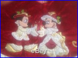 WDW Disney Victorian Mickey Xmas Large Tree Skirt
