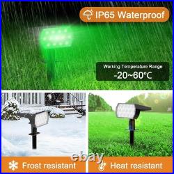 WELALO Solar Color Changing Spot Lights Outdoor, 10 Pack, Multicolor
