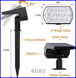 WELALO Solar Color Changing Spot Lights Outdoor, 10 Pack, Multicolor