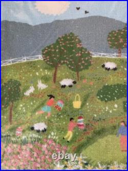 WEST ELM Nicole Cicak EASTER EGG HUNT Pillow Cover 20sq. NWT