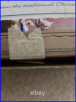 WILLIAMS SONOMA 12 DAYS OF CHRISTMAS ORNAMENTS WithBOX 2008 Rare 1 Damaged
