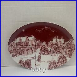 WILLIAMS-SONOMA Limited Edition PILLIVUYT ALPINE NIGHT Platter 16 x 12