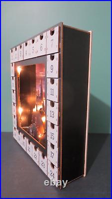 WILLIAMS-SONOMA New HARRY POTTER Wooden LED Lit Advent Calendar by Warner Bros