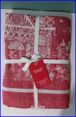 WILLIAMS-SONOMA New'TWAS THE NIGHT BEFORE CHRISTMAS Tablecloth & 8 Napkins WILLIAMS-SONOMA New'TWAS THE NIGHT BEFORE CHRISTMAS Tablecloth & 8 Napkins