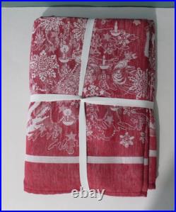 WILLIAMS-SONOMA New'TWAS THE NIGHT BEFORE CHRISTMAS Tablecloth & 8 Napkins WILLIAMS-SONOMA New'TWAS THE NIGHT BEFORE CHRISTMAS Tablecloth & 8 Napkins