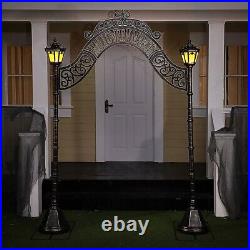 Wait 4 It! 2024 Halloween Prop 8′ Haunted Manor Rustic Archway Led Pre Order