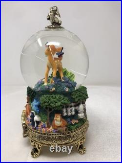 Walt Disney Masters of Animation Frank Thomas BAMBI Flower Song SnowGlobe NIB