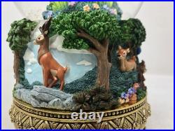 Walt Disney Masters of Animation Frank Thomas BAMBI Flower Song SnowGlobe NIB