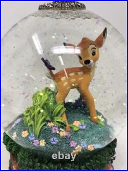 Walt Disney Masters of Animation Frank Thomas BAMBI Flower Song SnowGlobe NIB