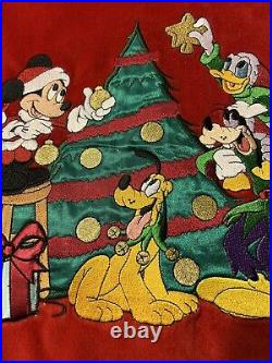 Walt Disney World Holiday Collection Velvet Tree Skirt Christmas Holiday Mickey