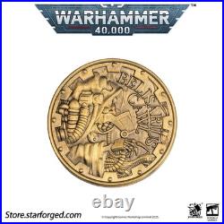 Warhammer 40K Adeptus Mechanicus Belisarius Cawl Wax Seal Set Men's Accessories