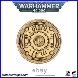 Warhammer 40K Adeptus Mechanicus Belisarius Cawl Wax Seal Set Men's Accessories