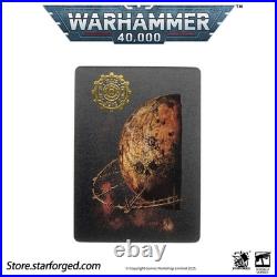 Warhammer 40K Adeptus Mechanicus Belisarius Cawl Wax Seal Set Men's Accessories