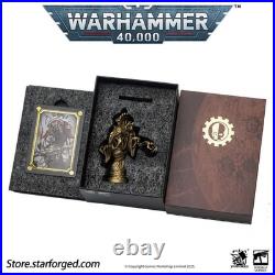 Warhammer 40K Adeptus Mechanicus Belisarius Cawl Wax Seal Set Men's Accessories