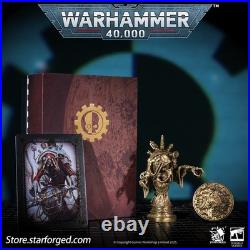 Warhammer 40K Adeptus Mechanicus Belisarius Cawl Wax Seal Set Men's Accessories