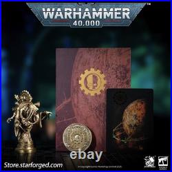 Warhammer 40K Adeptus Mechanicus Belisarius Cawl Wax Seal Set Men's Accessories