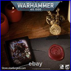 Warhammer 40K Adeptus Mechanicus Belisarius Cawl Wax Seal Set Men's Accessories