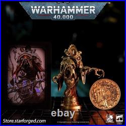 Warhammer 40K Adeptus Mechanicus Belisarius Cawl Wax Seal Set Men's Accessories