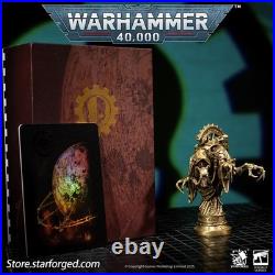 Warhammer 40K Adeptus Mechanicus Belisarius Cawl Wax Seal Set Men's Accessories