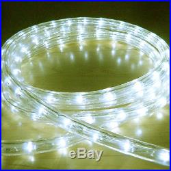 Warm White Led Rope Light Outdoor Lights Chasing Static Christmas Xmas Gardens