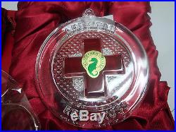 Waterford 2014 Red Cross Ornament NIB