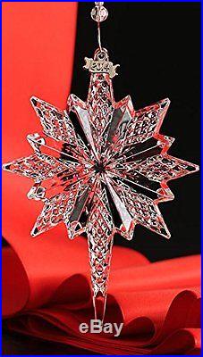 Waterford 2014 Snowstar Snow Star Crystal Ornament #164570