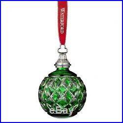 Waterford 2016 Annual Green Cased Ball Ornament New In Box # 40015787