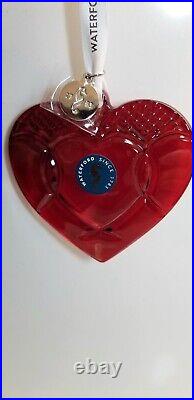 Waterford 2023 Times Square The Gift of Love Heart Ornament # 1061927 New