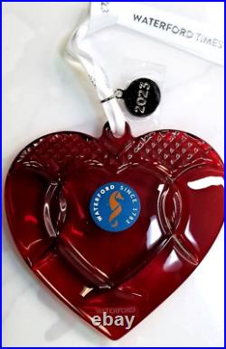 Waterford 2023 Times Square The Gift of Love Heart Ornament # 1061927 New