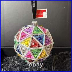 Waterford Crystal 2014 Times Square NYE Ball Replica Ornament Jewel Toned NWT