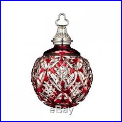Waterford Crystal 2015 Annual Red Cased Ball Ornament