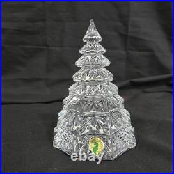 Waterford Crystal Christmas Tree Sculpture 6.5 Clear New In Box Labels