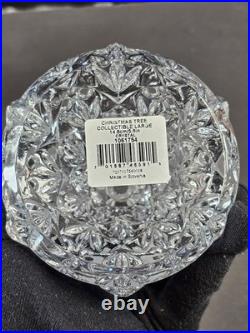 Waterford Crystal Christmas Tree Sculpture Figurine Set Of 3 Xmas 3 4.5 5.8