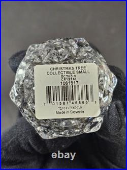Waterford Crystal Christmas Tree Sculpture Figurine Set Of 3 Xmas 3 4.5 5.8